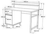 Bureau OCEAN D120 1D Blanc