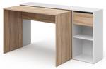Schreibtisch Ben Sonoma/Weiß 105 x 17 x 25 cm