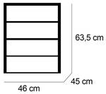 Commode Clarity BRI-541 Blanc