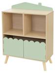 Kindermöbel Set aus Holz 5tlg Beige - Holzwerkstoff - 58 x 96 x 110 cm