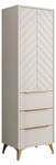 Kleiderschrank Xylix 1D Beige - Holzwerkstoff - 54 x 180 x 40 cm