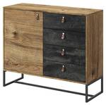 Sideboard DARK SB103 1D4D Beige - Holzwerkstoff - Kunststoff - 103 x 89 x 39 cm