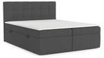 Boxspringbett Lean mit Bettkasten Anthrazit - Breite: 180 cm