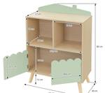 Kindermöbel Set aus Holz 5tlg Beige - Holzwerkstoff - 58 x 96 x 110 cm