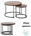 Couchtisch(2er-Set) | A - I - 05 Braun - Holzwerkstoff - 70 x 50 x 70 cm