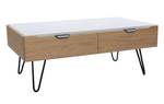 Table basse Bridge Marron - Bois massif - Bois/Imitation - 110 x 38 x 60 cm