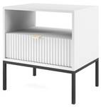 Table de chevet AVON NS54 1D Blanc