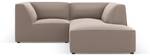 modulares Ecksofa RUBY 3 Sitzplätze Braun