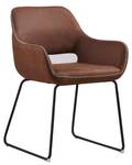 Chaise Amino Marron - Textile - 43 x 89 x 58 cm