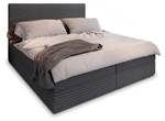 Boxspringbett PISA Graphit - Breite: 180 cm