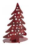 Windlicht Weihnachtsbaum aus Metall Gr枚脽