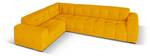 Ecksofa KENDAL 6 Sitzplätze Orange