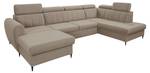 Ecksofa Forio XL Creme - Ecke davorstehend links