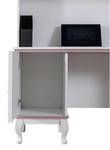 Lilyum Schreibtisch Weiß - Holzwerkstoff - 120 x 160 x 58 cm