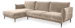 Ecksofa MADISON Stoff Dress Me Beige - Ecke davorstehend links