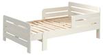 Lit enfant JUMPER KSB005 Blanc - Bois manufacturé - Bois massif - 99 x 66 x 204 cm