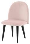 Chaise enfant VELVET KC 1NOS Rosé