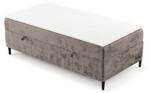 Boxspringbett Araya Braun - Breite: 90 cm - H3