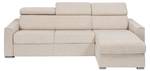 Canapé convertible VIZIR Beige - Textile - 152 x 85 x 282 cm