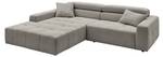 Ecksofa RENO Grau - Armlehne davorstehend links - Ecke davorstehend links