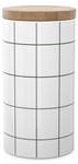 Vorratsdose Behälter aus Keramik 1000ml Weiß - Keramik - 10 x 19 x 10 cm