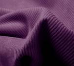 Großes ergonomisches Keilkissen Kord Violett - 200 x 50 cm