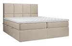 Boxspringbett Somerdale Premium Hellbraun - Breite: 200 cm