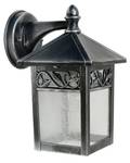 Wandlampe WILL Schwarz - Grau - Glas - Metall - 15 x 26 x 19 cm