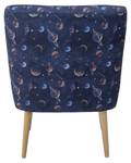 Fiona Sessel Blau - Textil - 58 x 78 x 68 cm