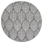 In- & Outdoor Teppich R Summer Leaves Grau - 200 x 200 cm