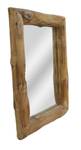 Miroir mural  Branch Beige - Bois massif - 50 x 70 x 7 cm