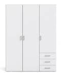 Kleiderschrank mit drei Fl眉gelt眉ren