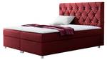 Boxspringbett Roma Rubinrot - Breite: 120 cm