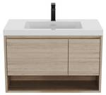 Einzelwaschtisch PUJUKA Beige - Holzwerkstoff - 50 x 55 x 90 cm