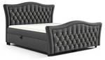 Boxspringbett TURHAN Grau - Breite: 190 cm