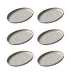 Espressountertassen Jasper 6er Set Taupe