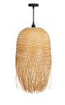 Suspension Dorva Beige - Bambou - 35 x 60 x 35 cm