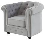 Fauteuil CHESTERFIELD Lot de 2 Gris lumineux