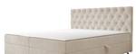 Boxspringbett Chester Beige - Breite: 206 cm