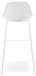 Tabouret De Bar COOKIE Blanc - Métal - 44 x 96 x 44 cm