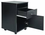 Schreibtischschrank KA5440 Schwarz - Holz teilmassiv - 40 x 60 x 38 cm