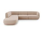 Ecksofa MILEY 6 Sitzplätze Beige