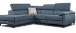 Ecksofa Taunus (5-Sitzer) Dunkelblau