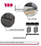 Sofa mit Schlafunktion FORCATE Altrosa