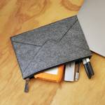 Pochette de rangement Gris - Textile - 24 x 1 x 16 cm