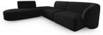 modulares Ecksofa SHANE 5 Sitzplätze Schwarz