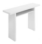 Table extensible Dmanuel Blanc - Bois manufacturé - 66 x 76 x 110 cm