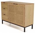 Buffet MARCEAU Braun - Holz teilmassiv - 40 x 78 x 110 cm