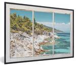 Poster 120x80 Aussicht - Meer - Kunststoff - 120 x 80 x 13 cm