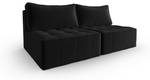 modulares Sofa MIKE 3 Sitzplätze Schwarz